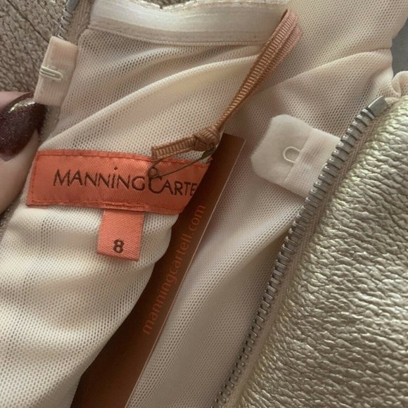 Manning Cartell Gold Strapless Dress in Flesh - Picture 4 of 7